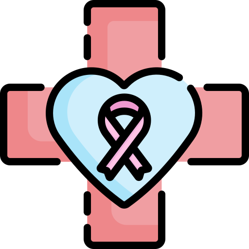 Breast cancer free icon Breast cancer free icon
