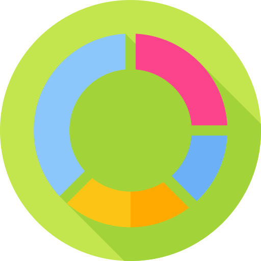 gráfico circular icono gratis