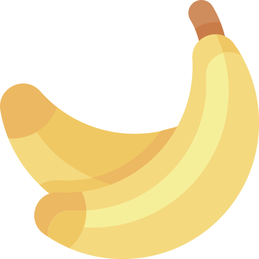 Banana Kawaii Flat Icon