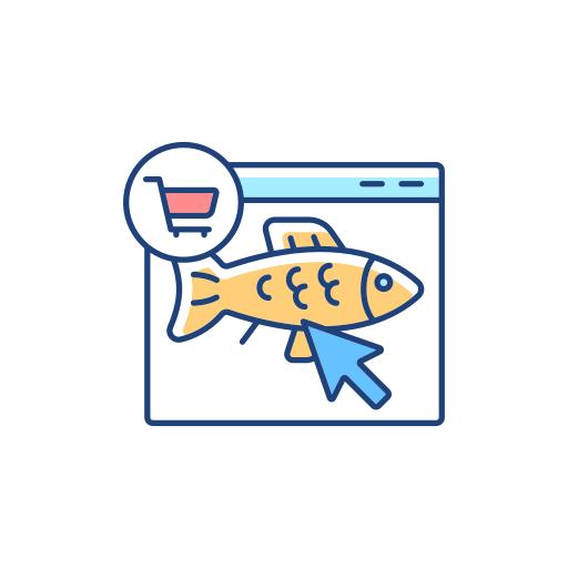 pescadería icono gratis