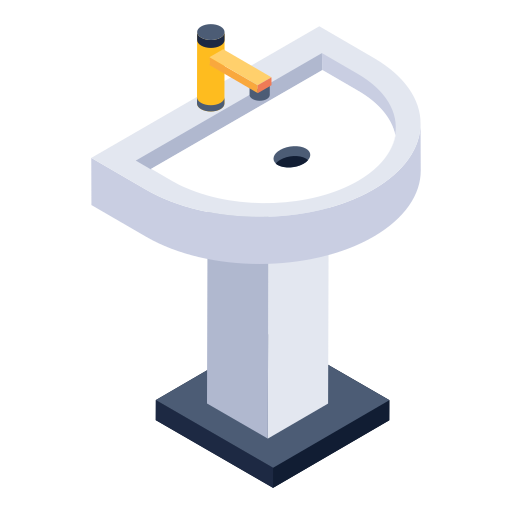 Washbasin Generic Isometric Icon