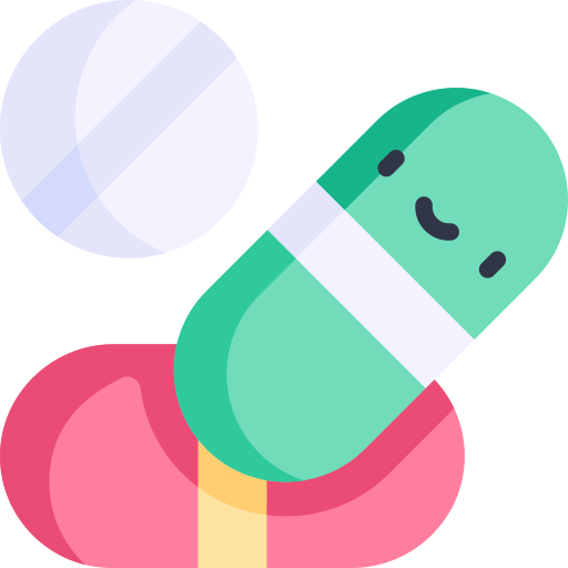 Pills Kawaii Flat icon