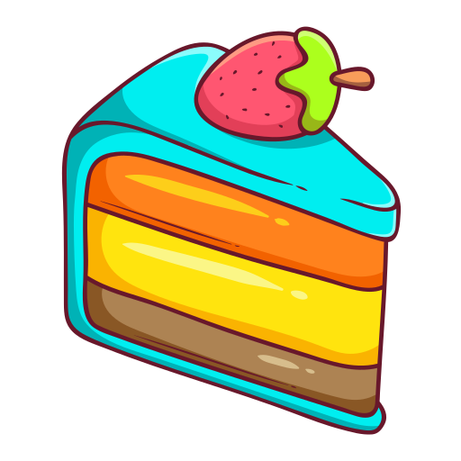 Stickers de Pastel - Stickers de comida y restaurante gratis