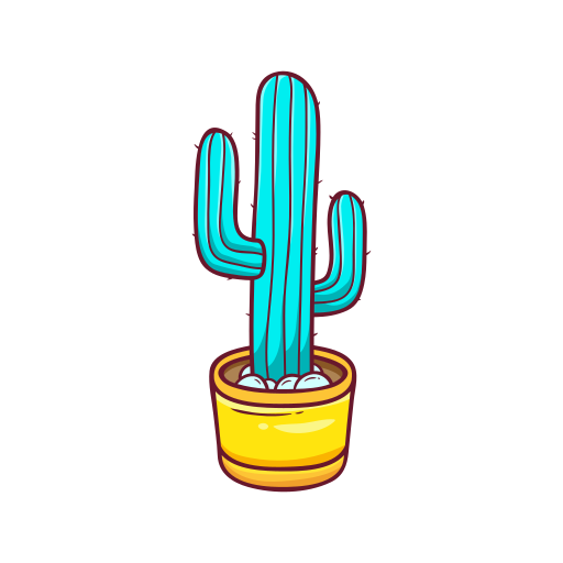 cactus gratis sticker