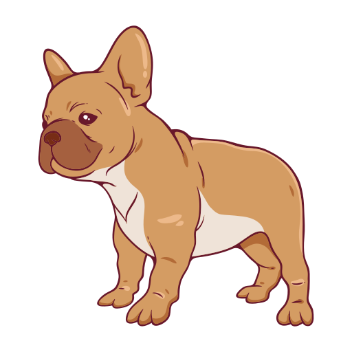 bulldog francés gratis sticker