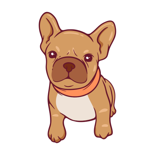 bulldog francés gratis sticker