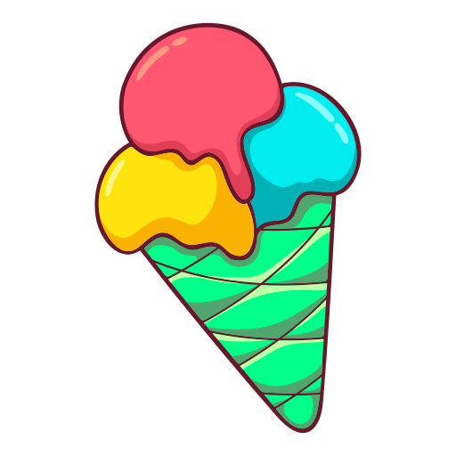 cucurucho de helado gratis sticker