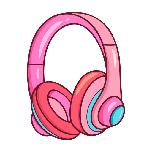 Headphones Stickers Free music and multimedia Stickers