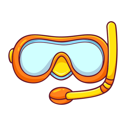 swimming goggles clipart