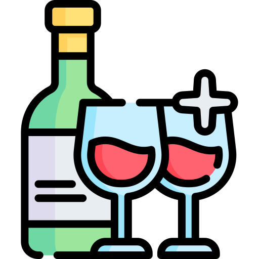 copa de vino icono gratis