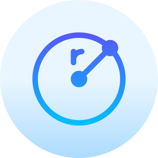 Radius Basic Gradient Circular icon