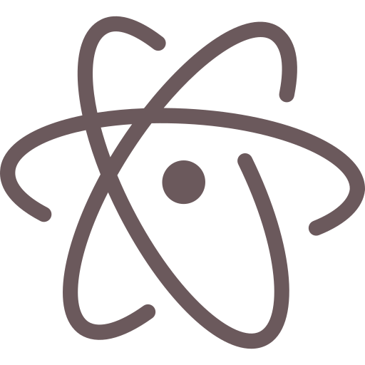 Atom - free icon