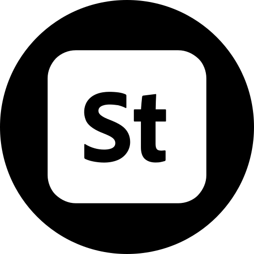 Adobe stock - free icon