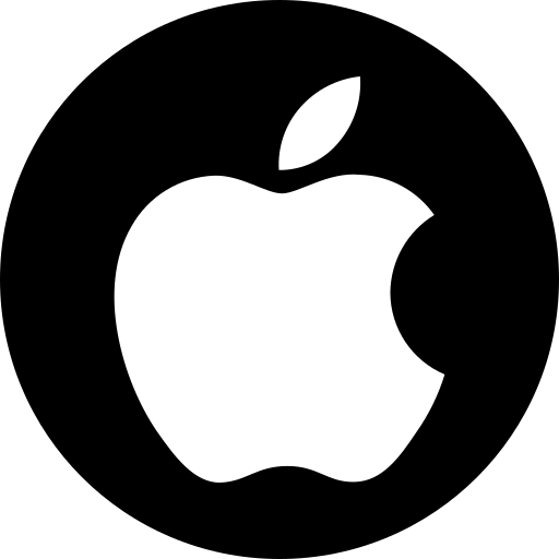 Apple Brands Circular Icon