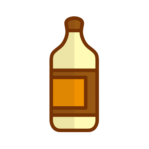 Wine bottle Generic Outline Color icon