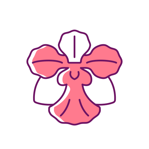 orquídea icono gratis