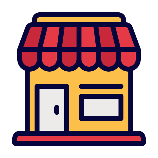 Store Generic Outline Color icon