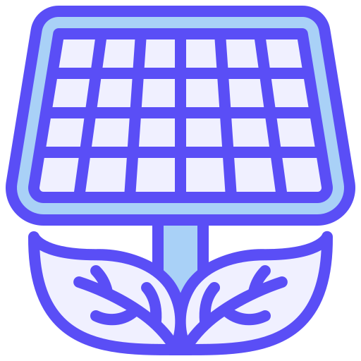 energía solar icono gratis