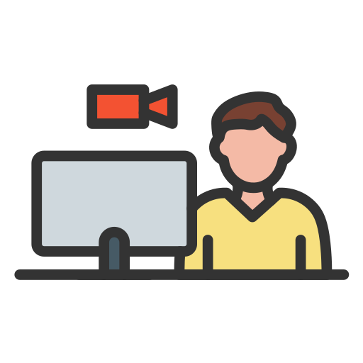 videollamada icono gratis