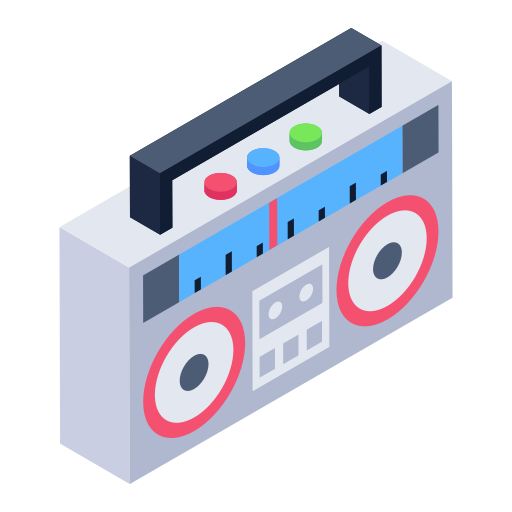 Tape recorder - Free music and multimedia icons