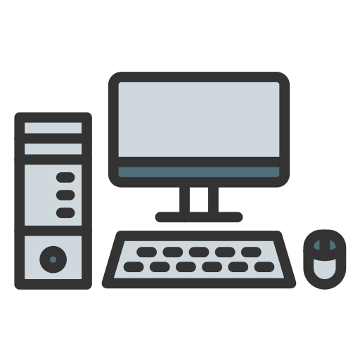 pc de la torre icono gratis