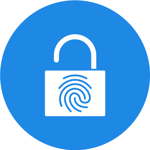 huella dactilar icono gratis