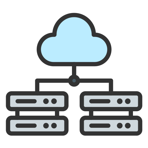 servidor en la nube icono gratis