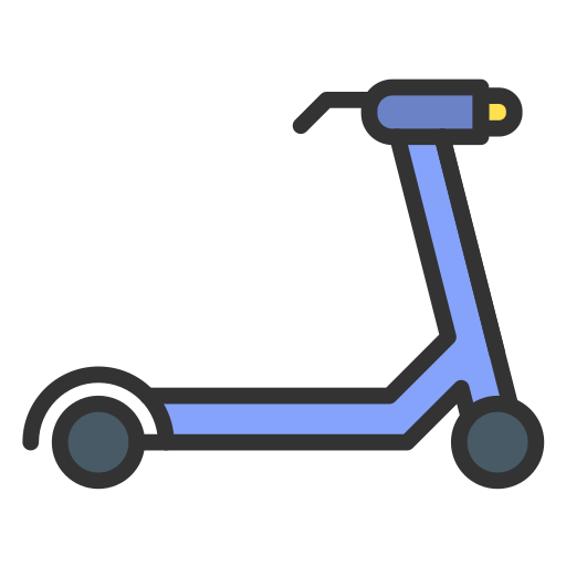 scooter electrico icono gratis