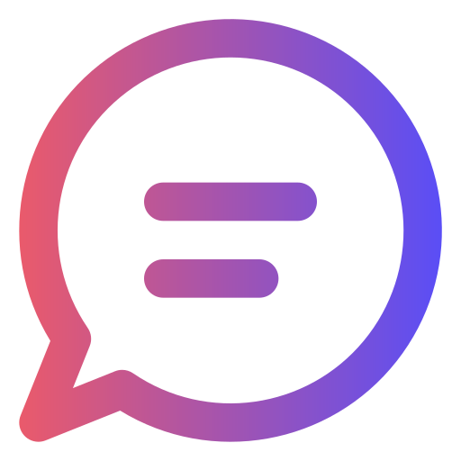 Chat bubble Generic Gradient icon