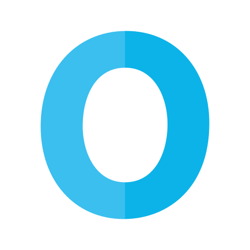 letra o icono gratis