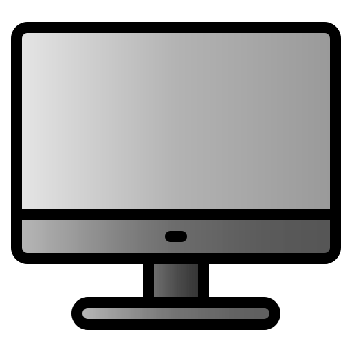 Monitor Generic Outline Gradient icon