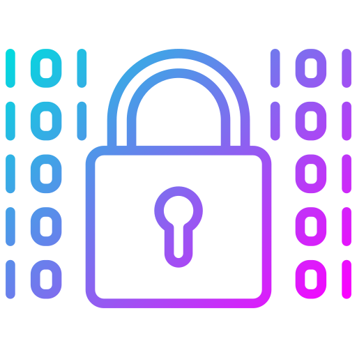 cifrado de datos icono gratis