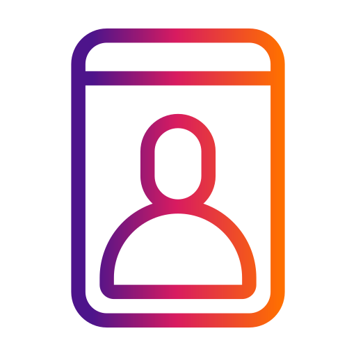 Удостоверение личности бесплатно иконка Удостоверение личности бесплатно иконка