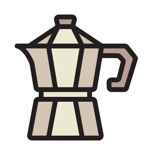 Moka pot Generic Outline Color icon