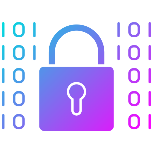 cifrado de datos icono gratis