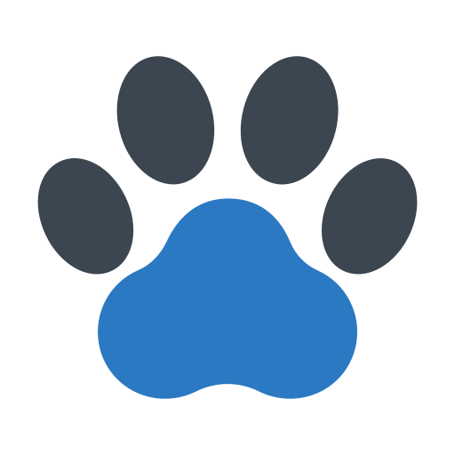 Paw Generic Blue icon