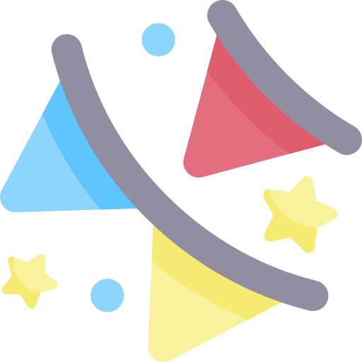 Bunting free icon Bunting free icon