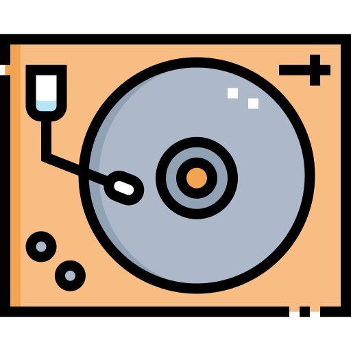 reproductor de vinilo icono gratis