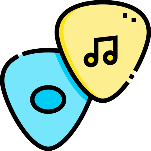 púa de guitarra icono gratis