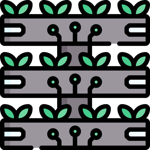 granja inteligente icono gratis