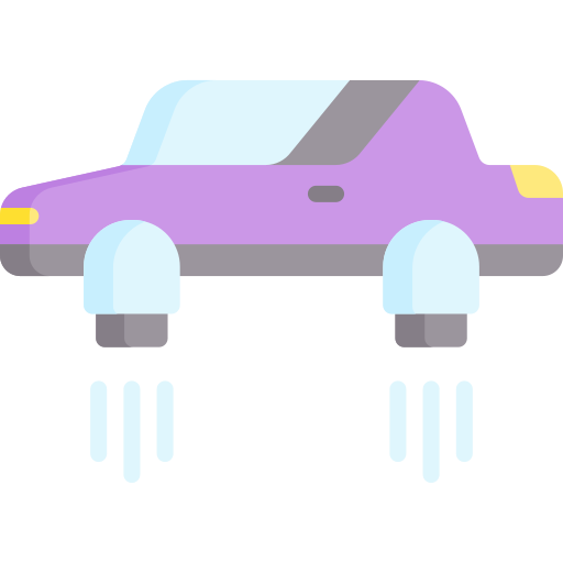 Flying Car Special Flat Icon