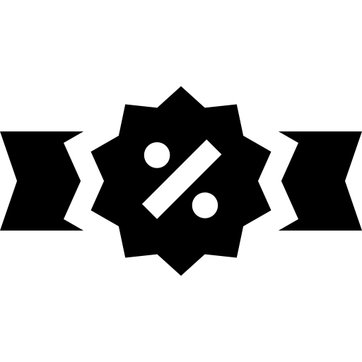 remise Icône gratuit