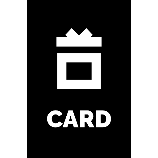 carte cadeau Icône gratuit