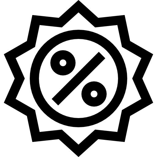 remise Icône gratuit