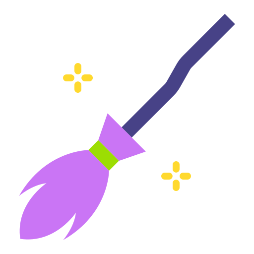Flying broom free icon Flying broom free icon