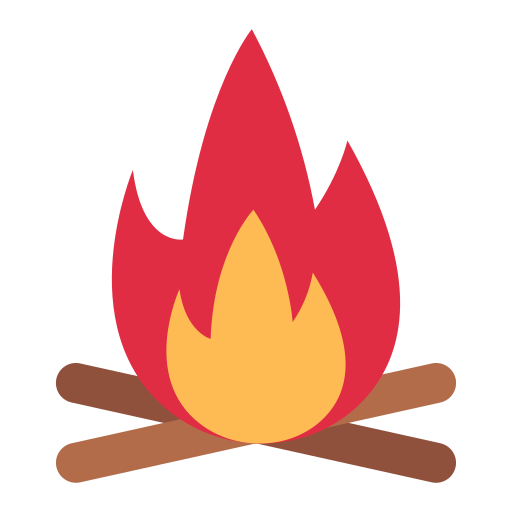 Campfire free icon