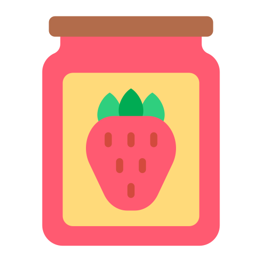 Jam jar Good Ware Flat icon