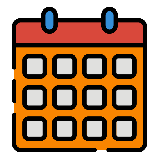 calendário grátis ícone