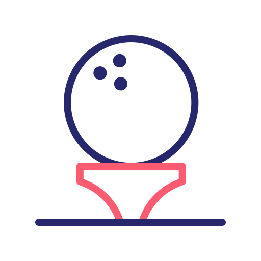 Мяч для гольфа бесплатно иконка