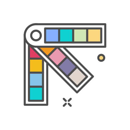 paleta de color icono gratis